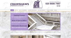 Desktop Screenshot of crawshaws.co.uk